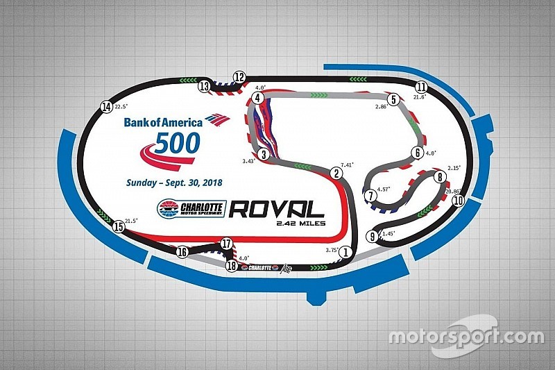 NASCAR espera que el Charlotte Roval permita un gran espectáculo