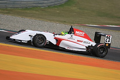 Buddh MRF Challenge: Schumacher clinches maiden pole