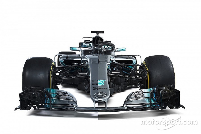 Comparación Mercedes W08 vs. W09 F1