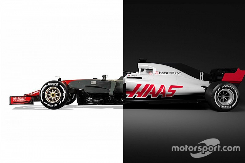Порівняння старого та нового болідів Haas