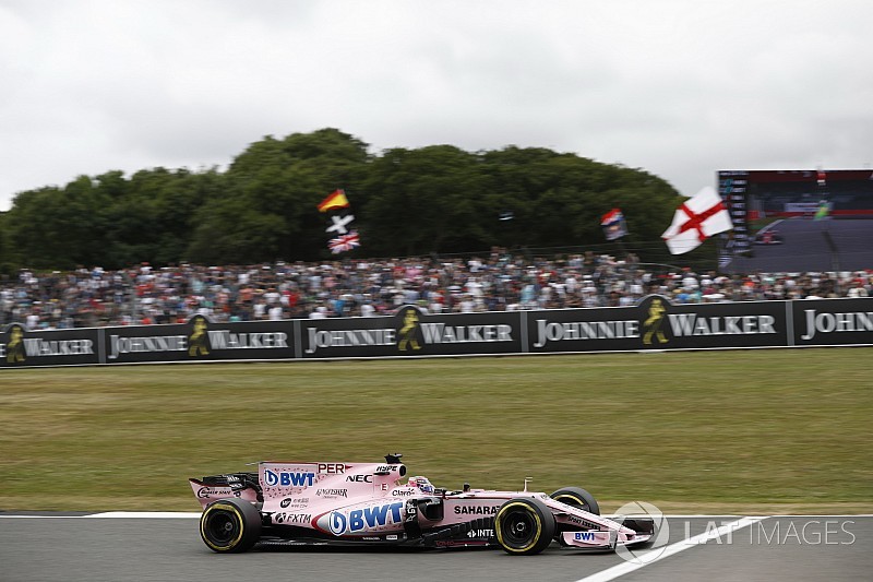 Pérez reconoce que cometió un error en la largada en Silverstone