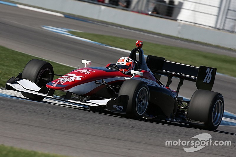 Jamin, Franzoni y Megennis, los mejores en pruebas en Indy Lights