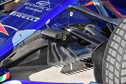 Toro Rosso: c'è un "millepiedi" alla radice del barge board