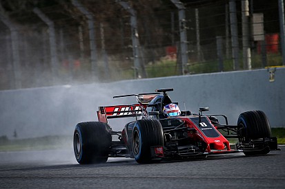 Pour Grosjean, les essais sur piste humide sont "trompeurs"