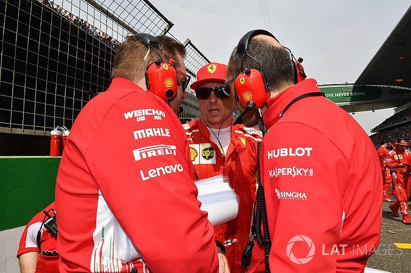 Реакция: как Райкконен изменил свое положение в Ferrari
