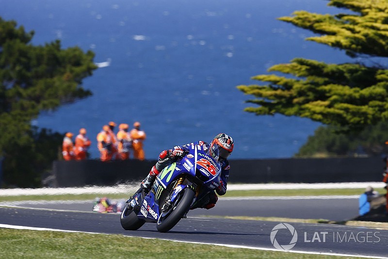 Viñales optimiste malgré une chute