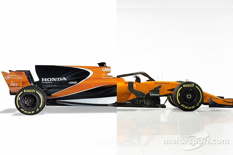 McLaren 2017 Vs. McLaren 2018: hasonlítsd össze a két F1-es autót