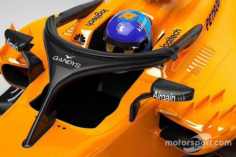 McLaren fait sponsoriser son Halo par une marque de tongs !