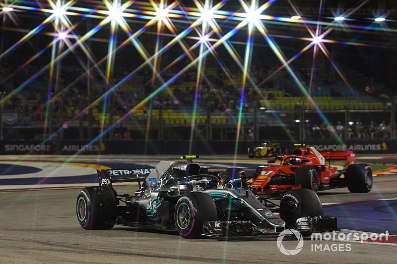 Bottas: Mercedes, Singapur'da son yıllardan daha güçlü olacak