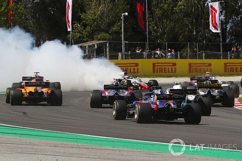Strafe gegen Romain Grosjean: Warum er nicht vom Gas ging