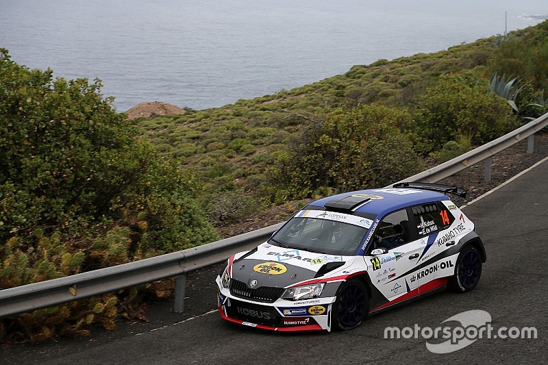 Qualche problema di gomme per Kobus alle Canarie