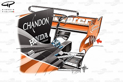 Análisis técnico: la agresividad de McLaren se centra en el T-wing