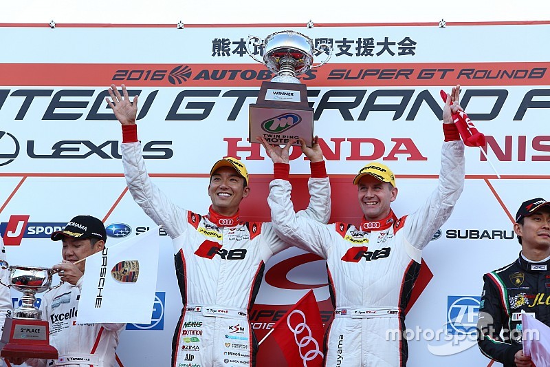 【スーパーGT】藤井誠暢「悔しい気持ちを引きずってきた。ようやく優勝できて嬉しい」