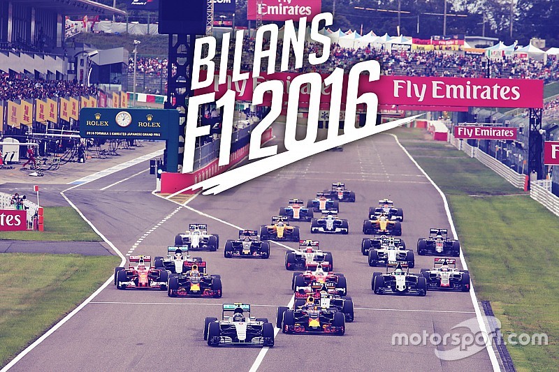 Bilans F1 2016 - Le bulletin de notes de Motorsport.com