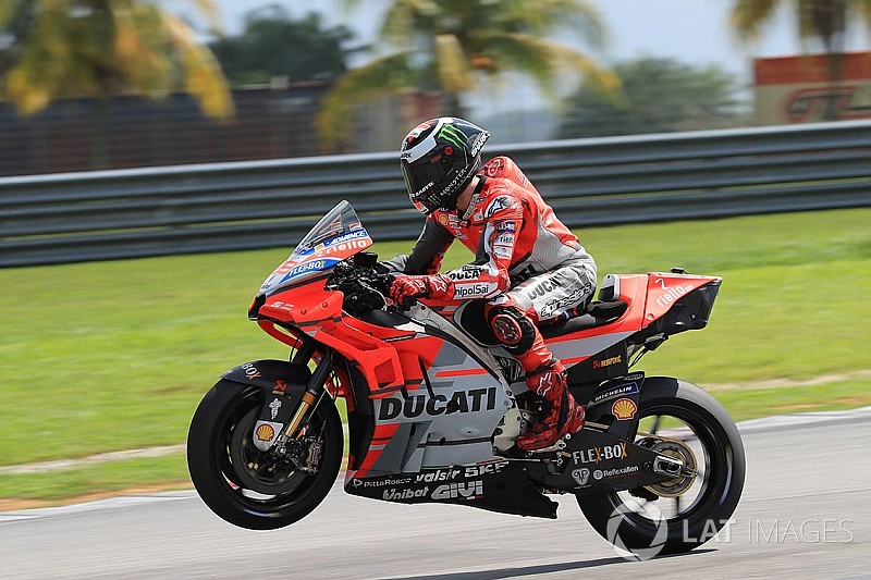 Test Sepang, Giorno 3: Lorenzo e la Ducati da record, Valentino ottavo