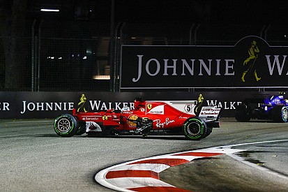 El motor del Ferrari de Vettel sobrevivió al caos de Singapur