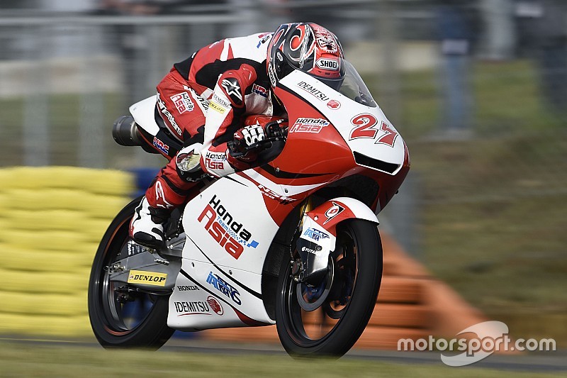 【Moto3】リタイアの鳥羽「最後5周で順位を上げられていたのに残念」