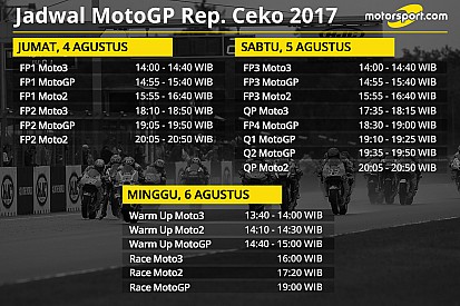 Jadwal lengkap MotoGP Rep. Ceko 2017