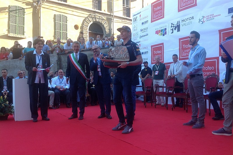 Verstappen premiato a Brisighella con il Trofeo Bandini