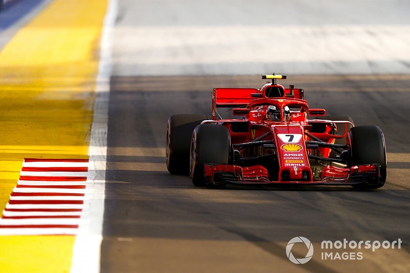 Singapur GP 2. antrenman: Raikkonen lider, Vettel sorun yaşadı