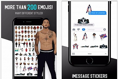 Hamilton lança pacote de emojis