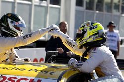 Polesitter Timo Glock, BMW Team RMG, BMW M4 DTM and Maxime Martin, BMW Team RBM, BMW M4 DTM
