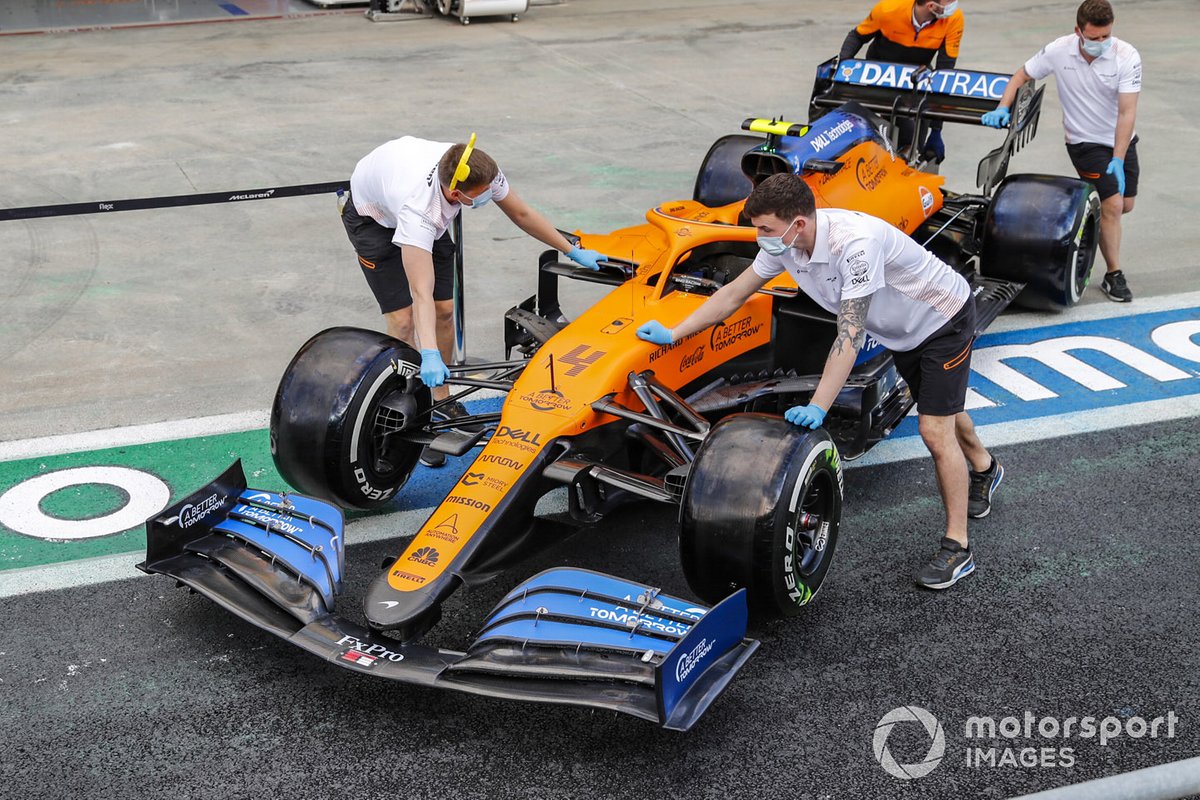 McLaren 2020 burnu