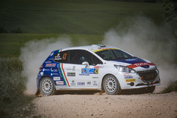 Giuseppe Testa e Daniele Mangiarotti Peugeot 208 R2, Peugeot Sport Italia