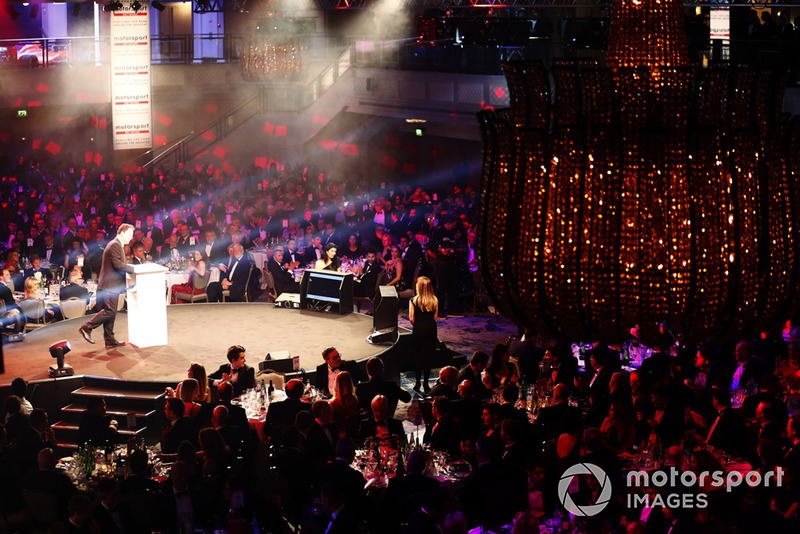 James Allen, Vorsitzender des Motorsport Network, am Gala-Abend in London
