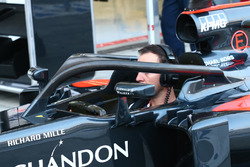 McLaren testet den Halo Cockpitschutz