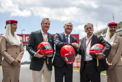 Sean Bratches, Formula One Managing Director, Commercial Operations and Chase Carey, Chief Executive Officer and Executive Chairman of the Formula One Group and Emirates presentation
