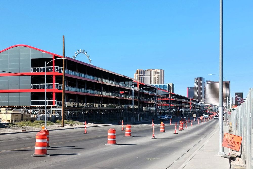 Obras para el circuito de F1 de Las Vegas
