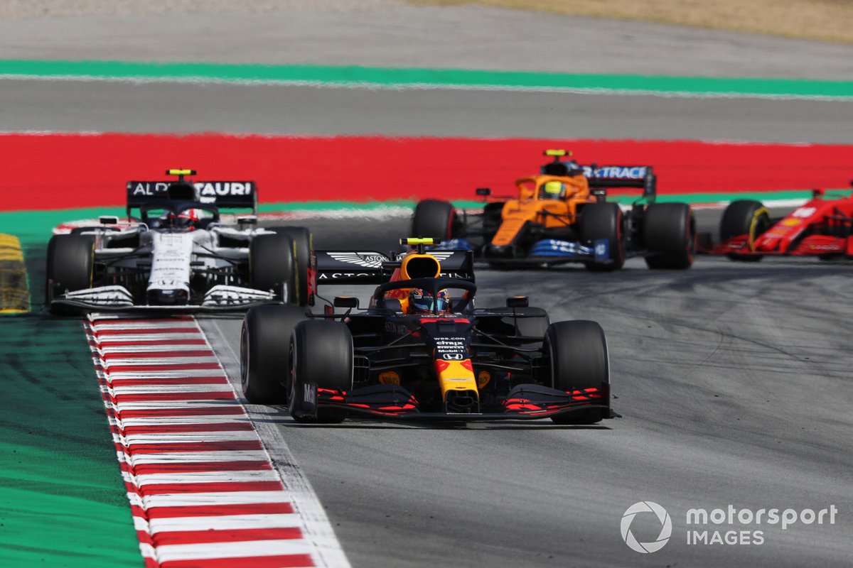 Алекс Элбон, Red Bull Racing RB16, Пьер Гасли, AlphaTauri AT01, Ландо Норрис, McLaren MCL35