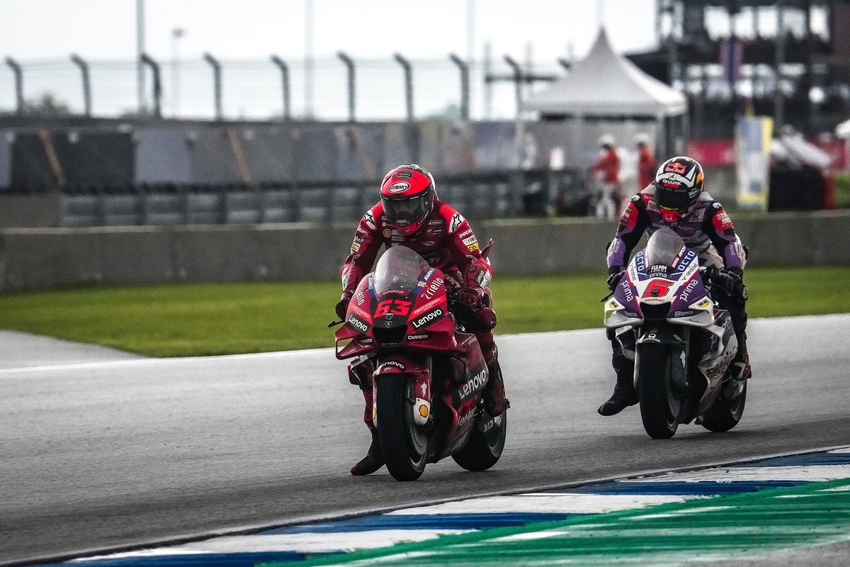 Francesco Bagnaia, Ducati Team, Johann Zarco, Pramac Racing