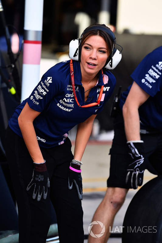 Федеріка Мазолін, Sky Italia, Sahara Force India