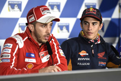 Andrea Dovizioso, Ducati Team, Marc Marquez, Repsol Honda Team