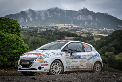 Nicola Manfredi, Jasmine Manfredi, Peugeot 208 R2B Maranello Corse ASD