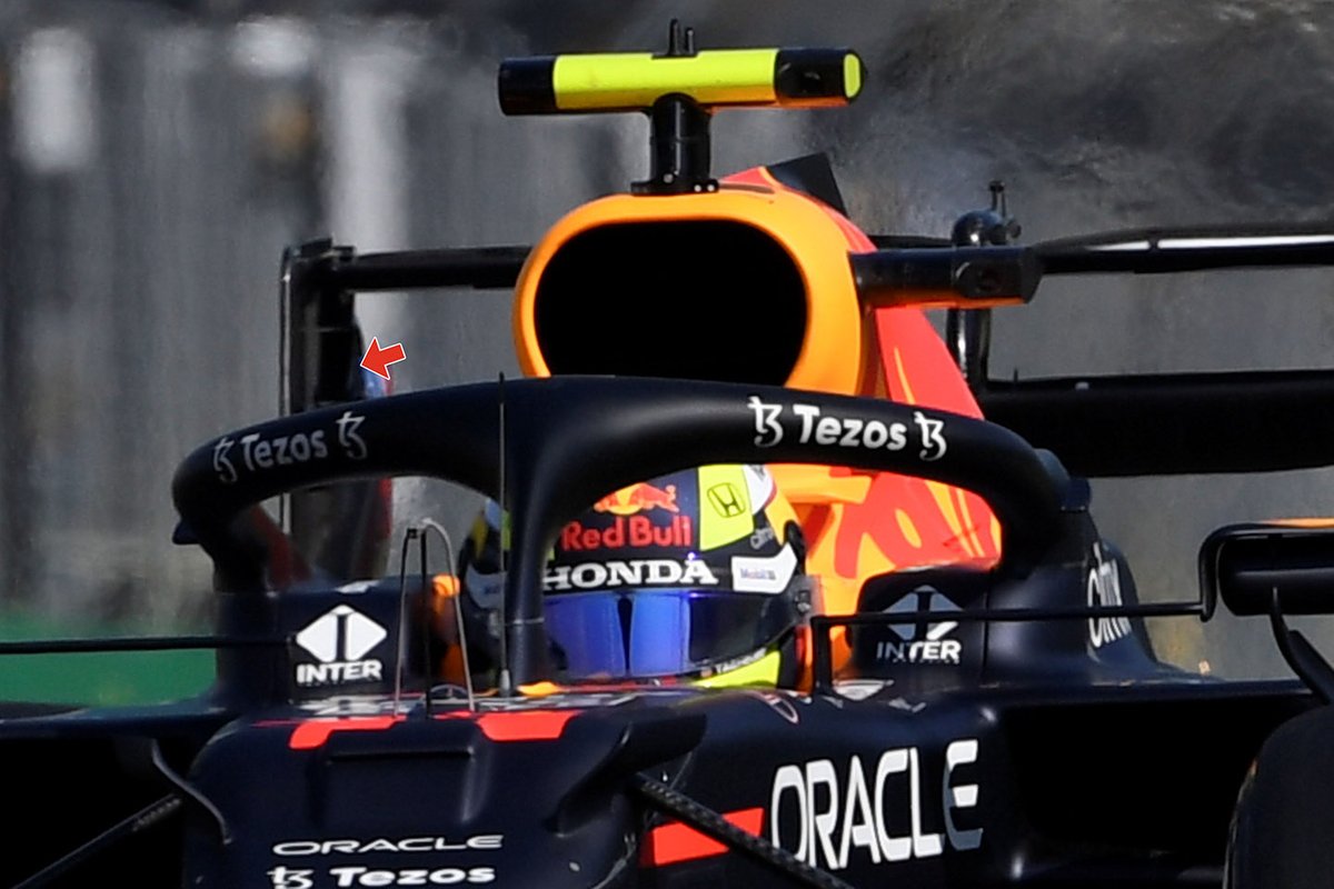 Red Bull Racing RB16B achtervleugel detail