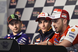 Jorge Lorenzo, Yamaha Factory Racing, Marc Marquez, Repsol Honda Team, Andrea Dovizioso, Ducati Team