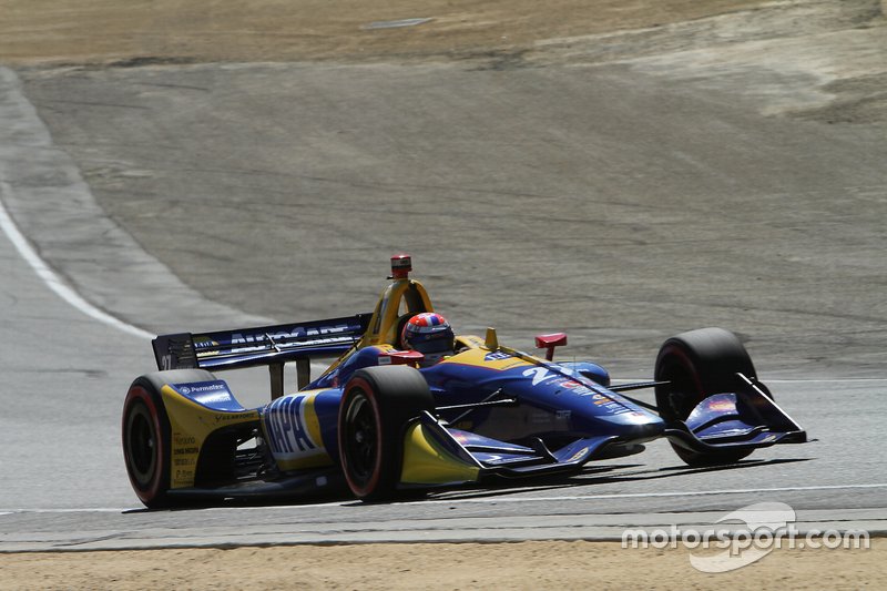 Alexander Rossi kämpfte mit den Reifen und verlor sogar noch den Vizetitel