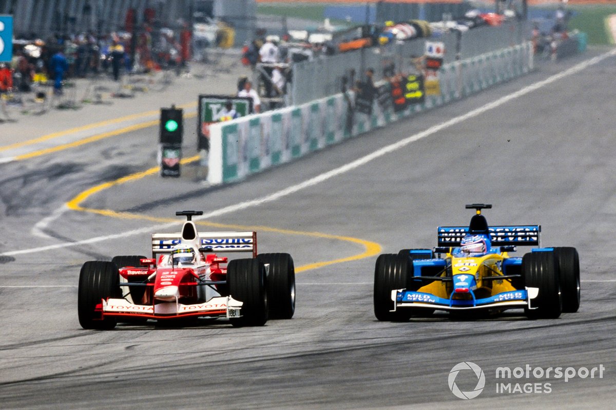 Battling with Jenson Button's Renault in Malaysia, McNish was robbed of a point by a pitstop mix-up