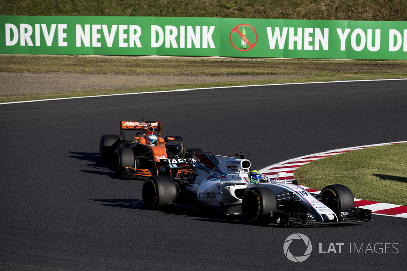 Felipe Massa, Williams FW40, Fernando Alonso, McLaren MCL32