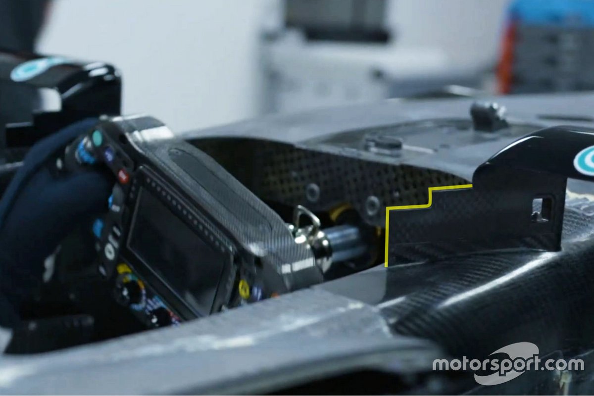 Mercedes W12 wing mirror mounts