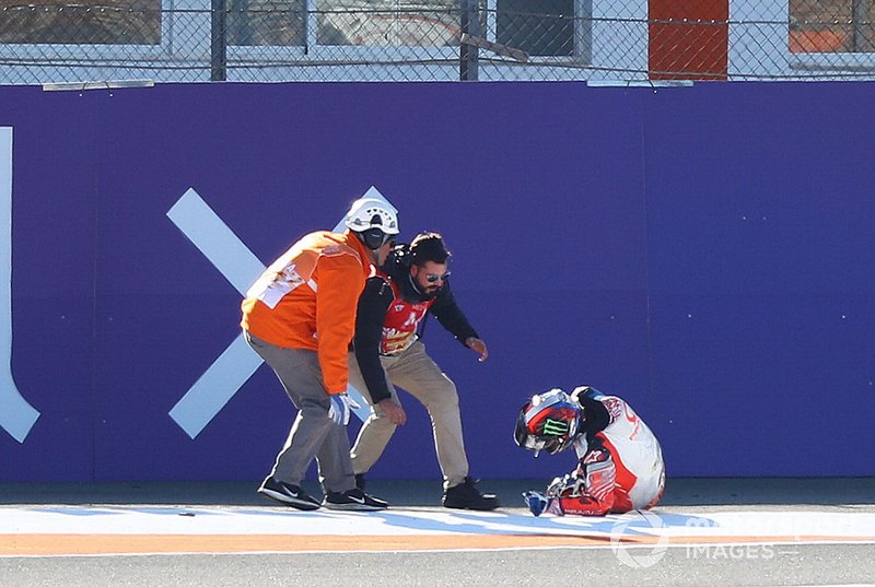 Francesco Bagnaia, Pramac Racing after crash