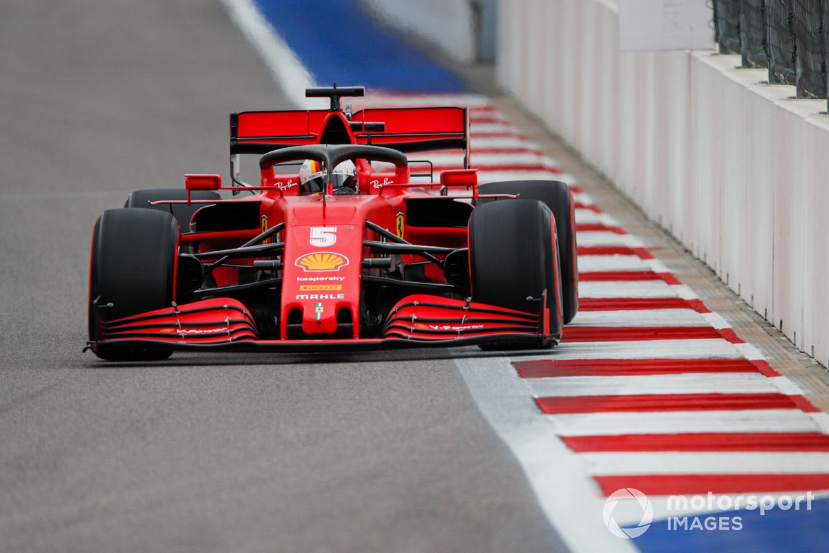 P14 Sebastian Vettel, Ferrari SF1000