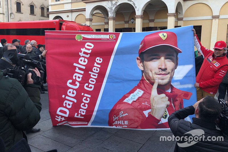 Banner of Charles Leclerc, Ferrari