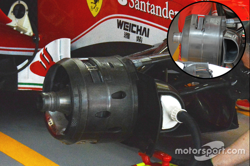 Bremstrommel des Ferrari SF16-H