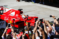 Sebastian Vettel, Ferrari SF70H, race winner