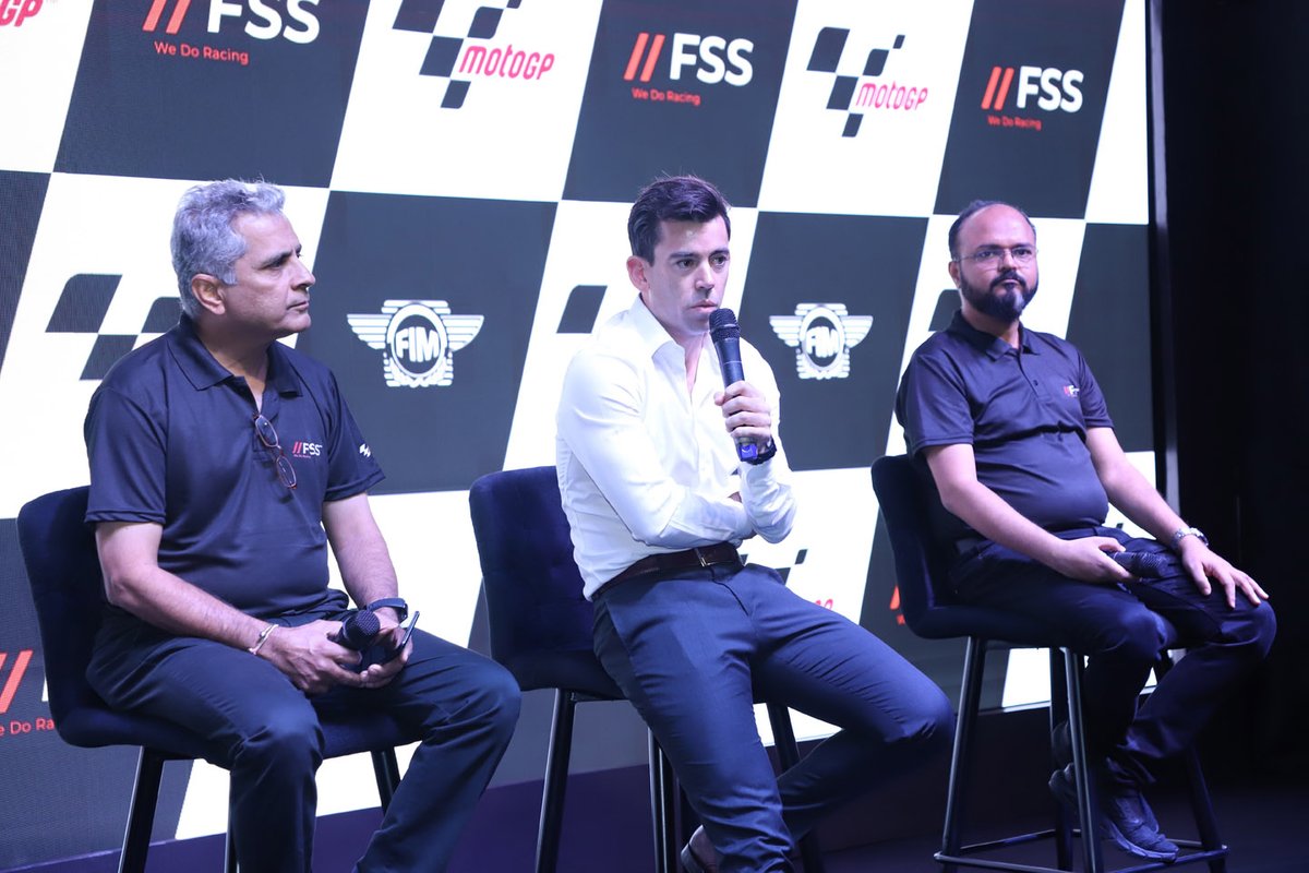 Chief Sporting Officer Dorna Sports, Carlos Ezpeleta, dalam konferensi pers MotoGP India pada 21 September 2022