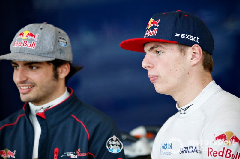 Max Verstappen, Toro Rosso, dan Carlos Sainz Jr., Toro Rosso